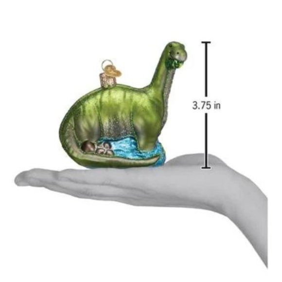 Brontosaurus Old World Christmas Ornament - Picture 2 of 4